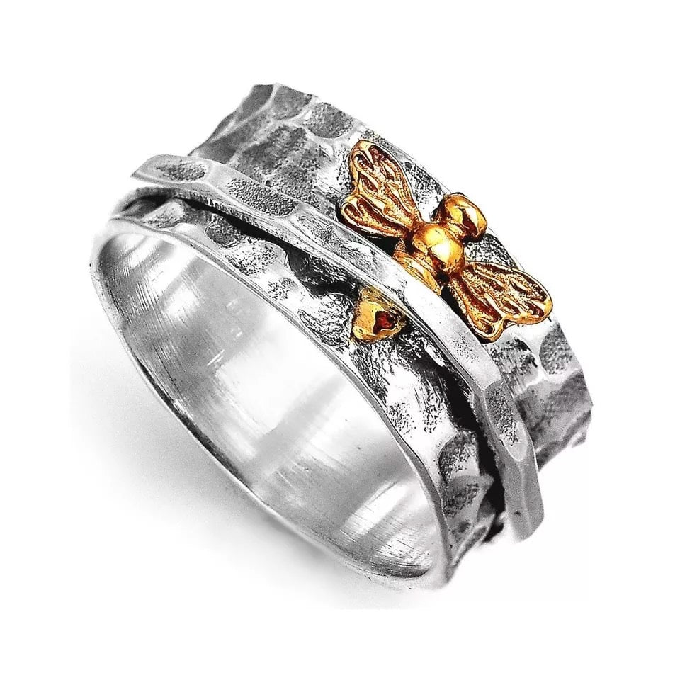 Bumblebee Spinner Ring