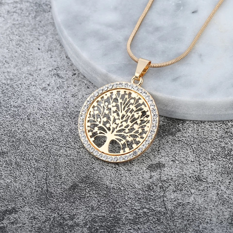 Tree of Eternity Crystal Necklace (Plants 1 Tree) 🌲